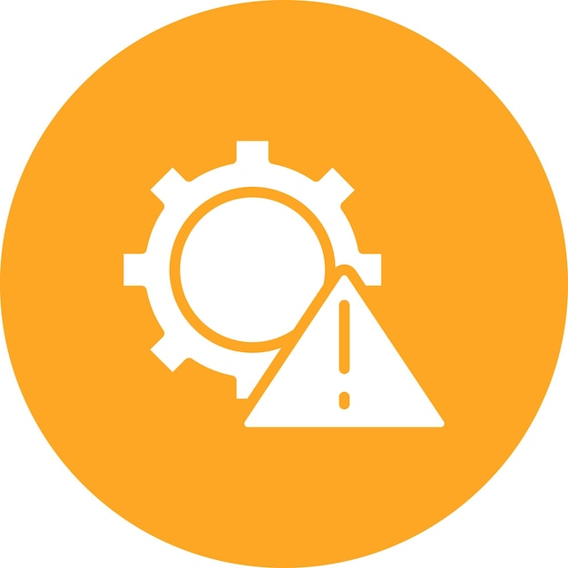Imagen vectorial del icono de gestión de riesgos Puede utilizarse para el pago seguro