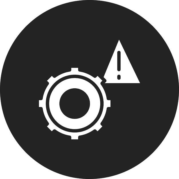 Imagen vectorial del icono de gestión de riesgos Puede utilizarse para los servicios profesionales