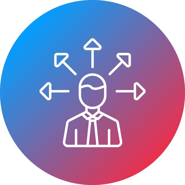 Imagen vectorial del icono de gestión de subcontratación Se puede utilizar para la gestión de proyectos