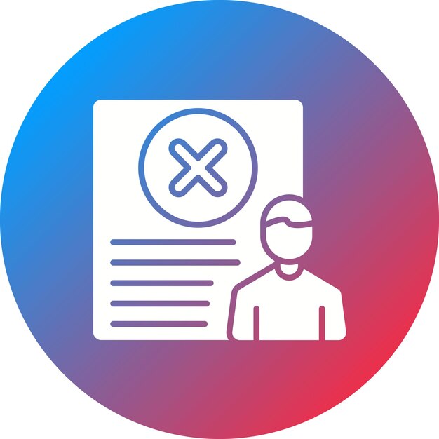 La imagen vectorial del icono de Getting Fired se puede utilizar para la gestión empresarial