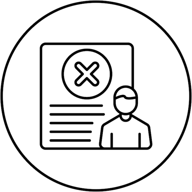 La imagen vectorial del icono de Getting Fired se puede utilizar para la gestión empresarial