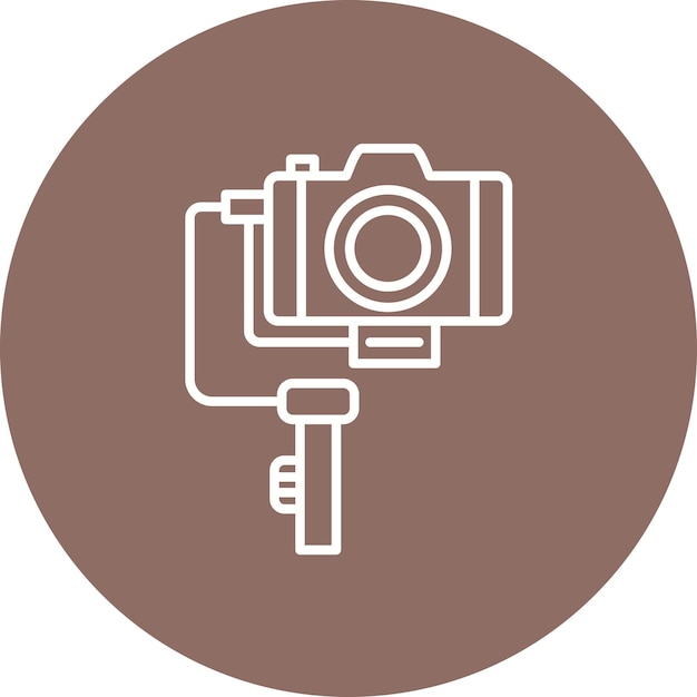 Vector imagen vectorial de icono de gimbal se puede utilizar para la fotografía