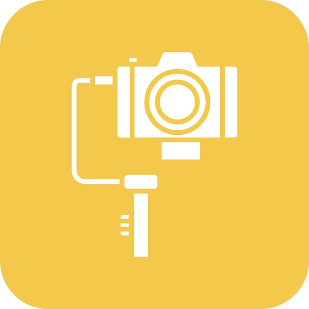 Imagen vectorial de icono de gimbal Se puede utilizar para la fotografía