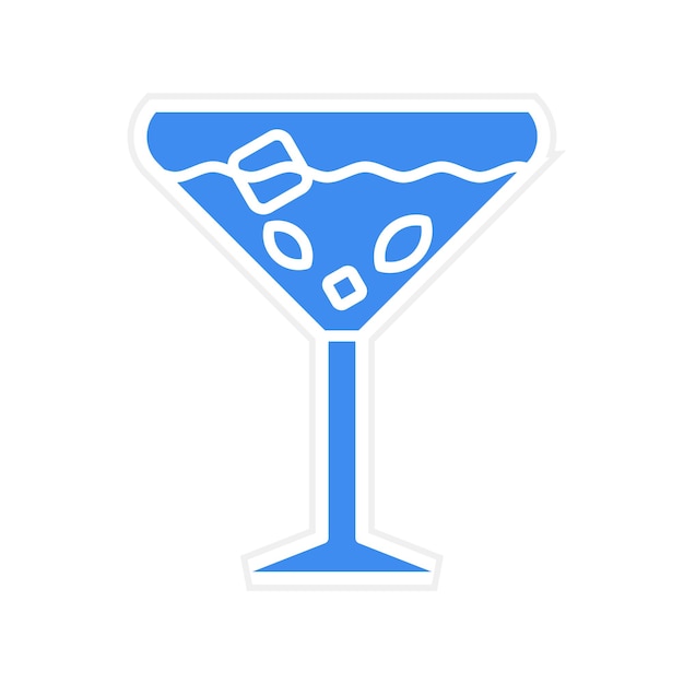 Vector imagen vectorial de icono de gin tonic se puede usar para bebidas