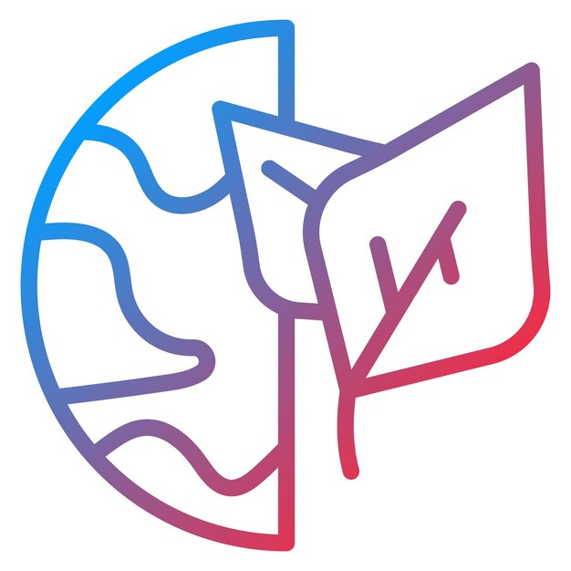Imagen vectorial del icono del globo ecológico Se puede utilizar para el desarrollo ecológico