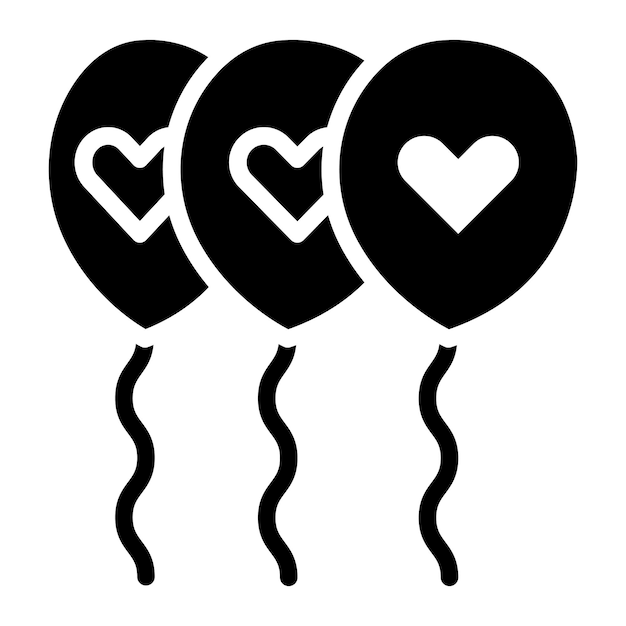 Imagen vectorial del icono del globo de la fiesta Se puede usar para el parque acuático