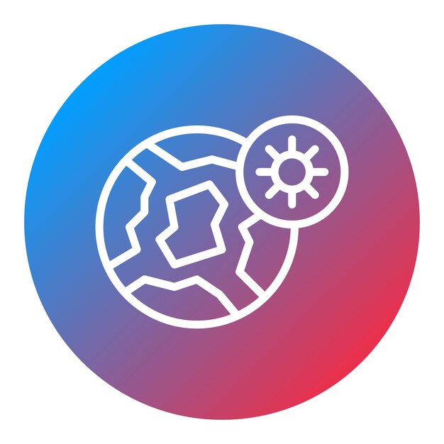 Imagen vectorial del icono del globo pandémico Se puede utilizar para enfermedades infecciosas
