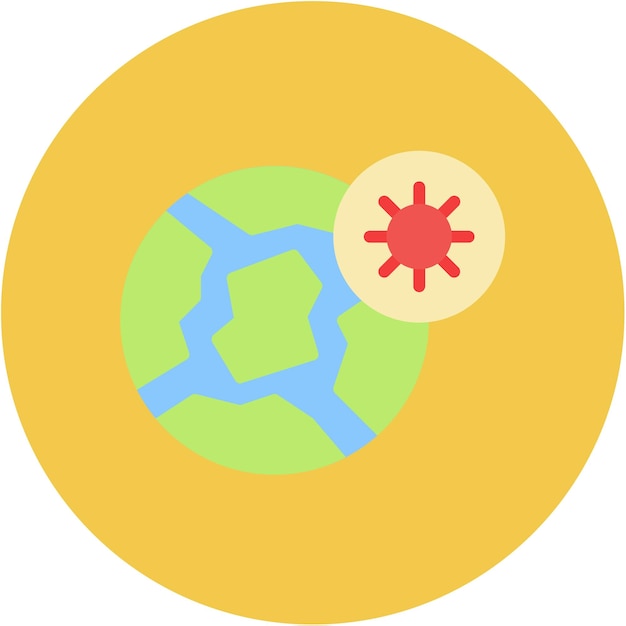 Imagen vectorial del icono del globo pandémico Se puede utilizar para enfermedades infecciosas
