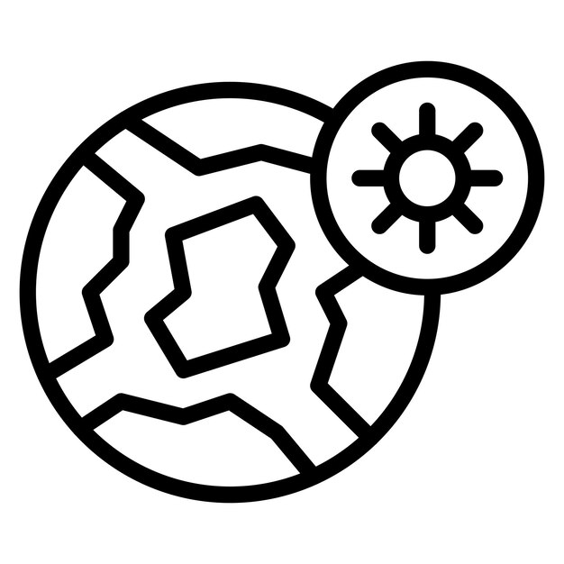 Imagen vectorial del icono del globo pandémico Se puede utilizar para enfermedades infecciosas
