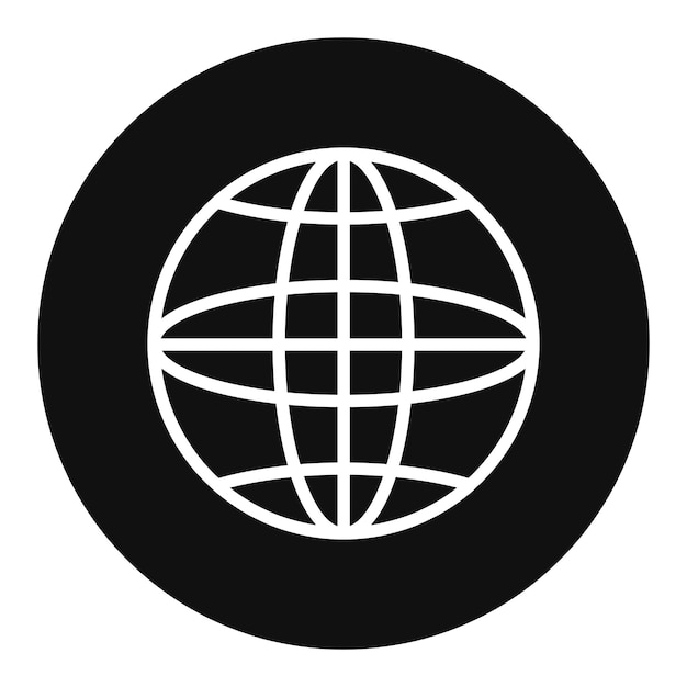 La imagen vectorial del icono del globo se puede utilizar para el Día Mundial de los Refugiados