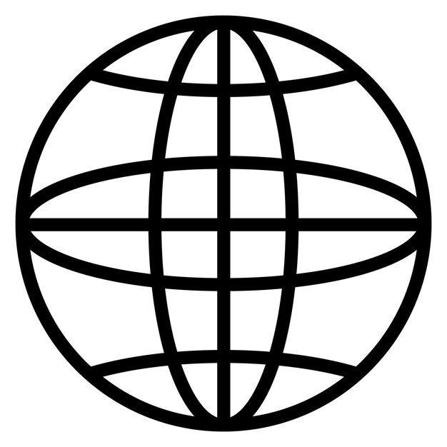 La imagen vectorial del icono del globo se puede utilizar para el Día Mundial de los Refugiados