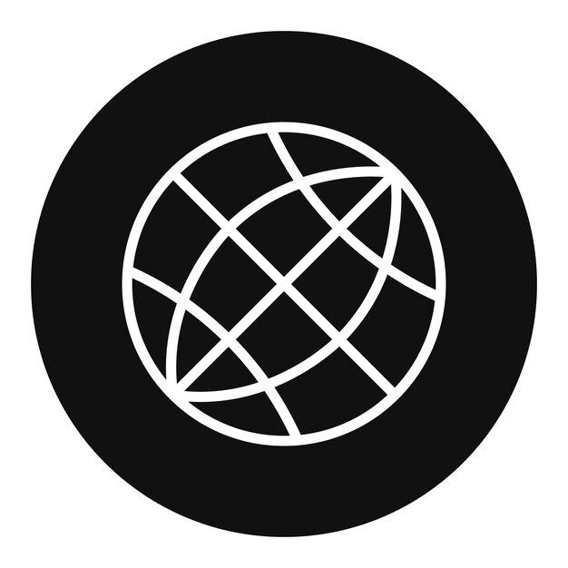 La imagen vectorial del ícono del globo se puede utilizar para la geografía