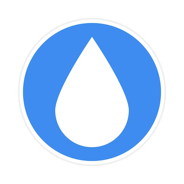 Imagen vectorial del icono de la gobernanza del agua Se puede utilizar para la crisis del agua