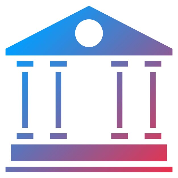 Imagen vectorial del icono de gobierno Se puede utilizar para la compilación y regulación
