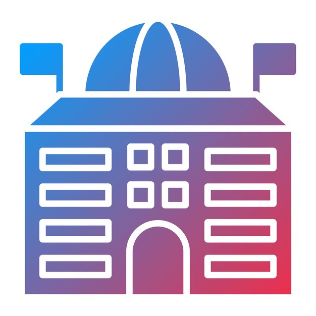 Imagen vectorial de icono del gobierno Se puede utilizar para la legislación de la ley