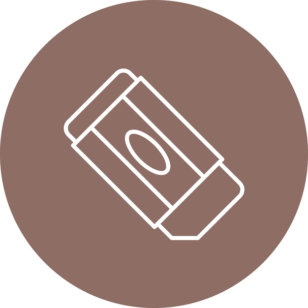 Imagen vectorial de icono de goma Se puede usar para herramientas