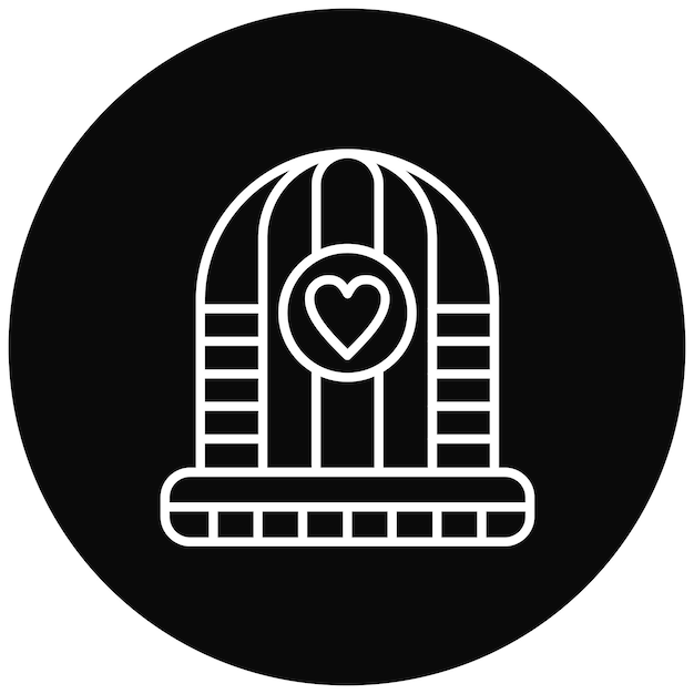 Imagen vectorial del icono de la gorra de invierno Se puede usar para ropa