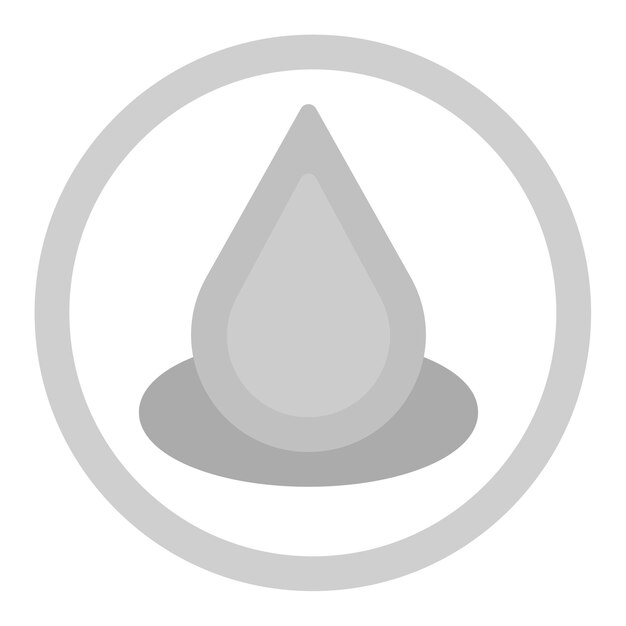 Imagen vectorial de icono de gota grande Se puede usar para el parque acuático