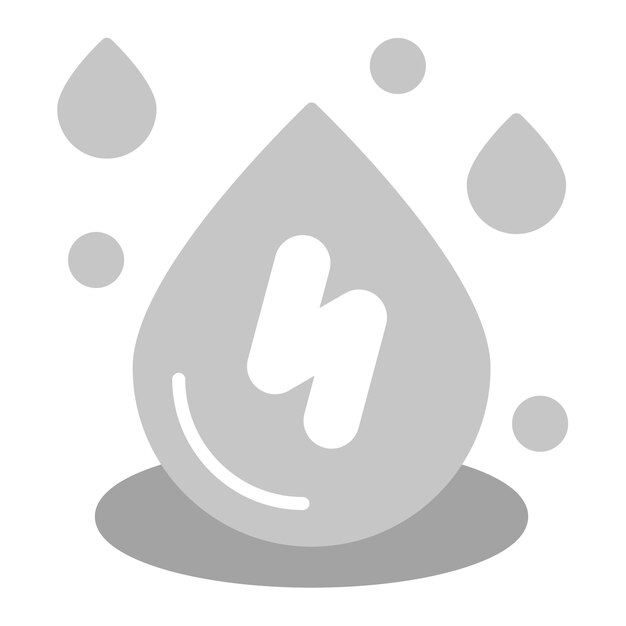 Imagen vectorial del icono de la gota de lluvia Se puede usar para el Día de la Tierra