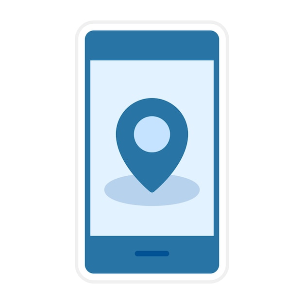 Imagen vectorial de icono GPS Se puede usar para codificación y desarrollo