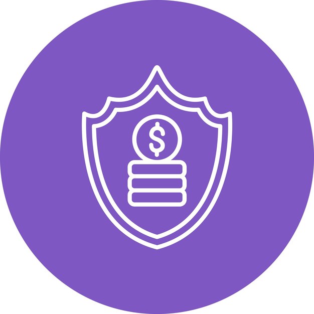 Imagen vectorial de icono de gráfico Se puede utilizar para Finanzas y Dinero