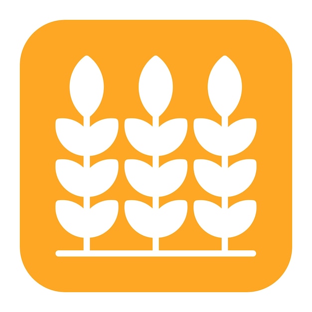 Imagen vectorial del icono de granos Se puede utilizar para la agricultura