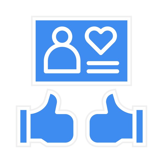 Imagen vectorial del icono de gratitud Se puede usar para Amistad