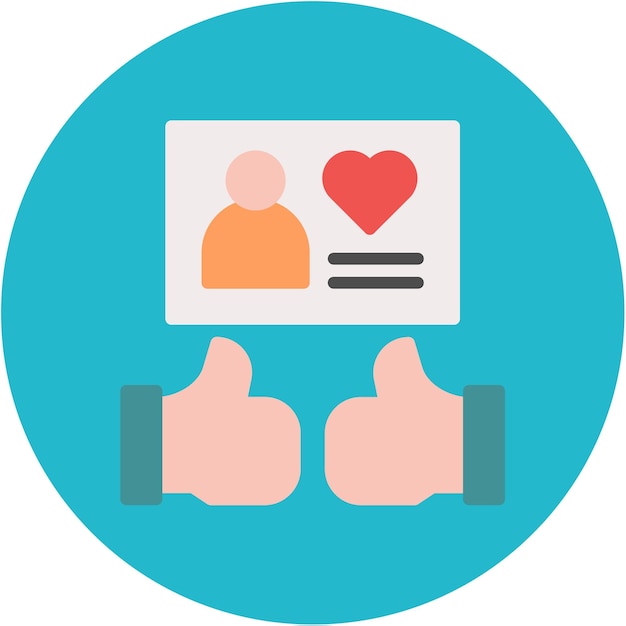 Imagen vectorial del icono de gratitud Se puede usar para Amistad