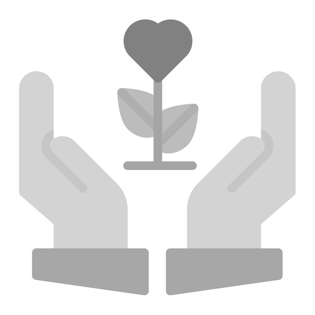 Imagen vectorial del icono de gratitud Se puede usar para rasgos de personalidad