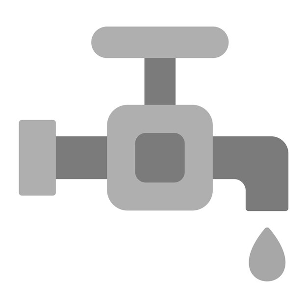 Imagen vectorial del icono del grifo Se puede utilizar para mejoras en el hogar