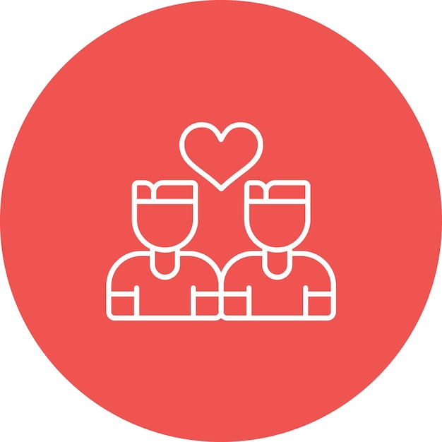 Imagen vectorial del icono del grupo de apoyo Se puede utilizar para la quimioterapia