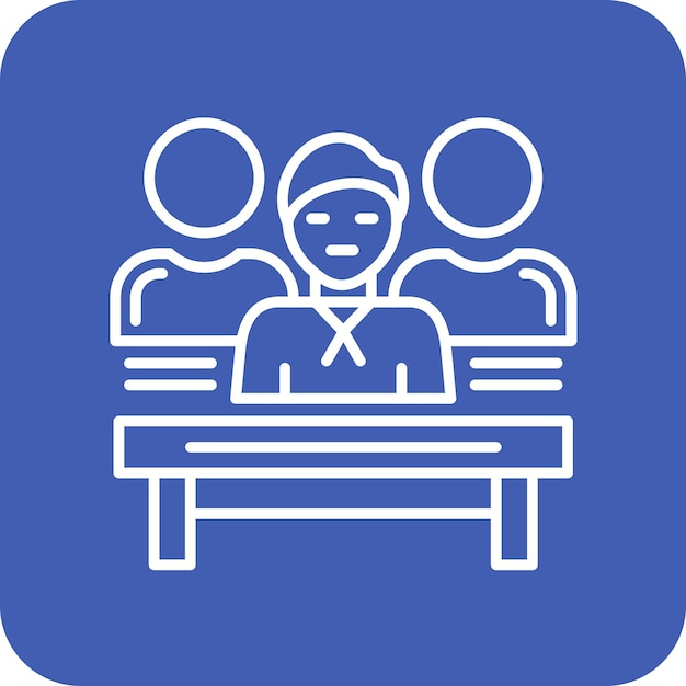 Imagen vectorial de icono de grupo Se puede utilizar para comunicaciones