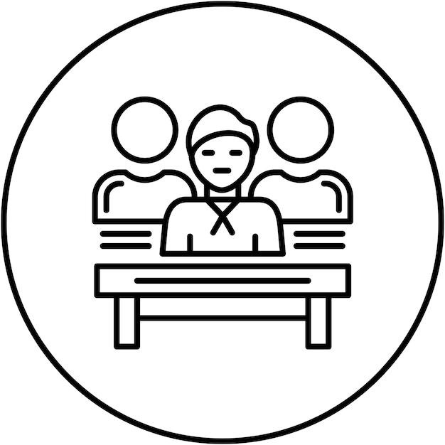Imagen vectorial de icono de grupo Se puede utilizar para comunicaciones