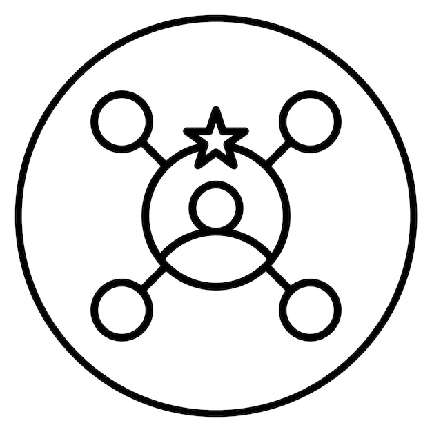 Imagen vectorial del icono del grupo de talentos Se puede utilizar para la caza de cabezas