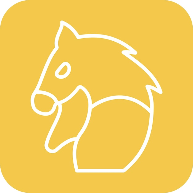 Imagen vectorial del icono de la guerra del caballo Se puede usar para los vikingos