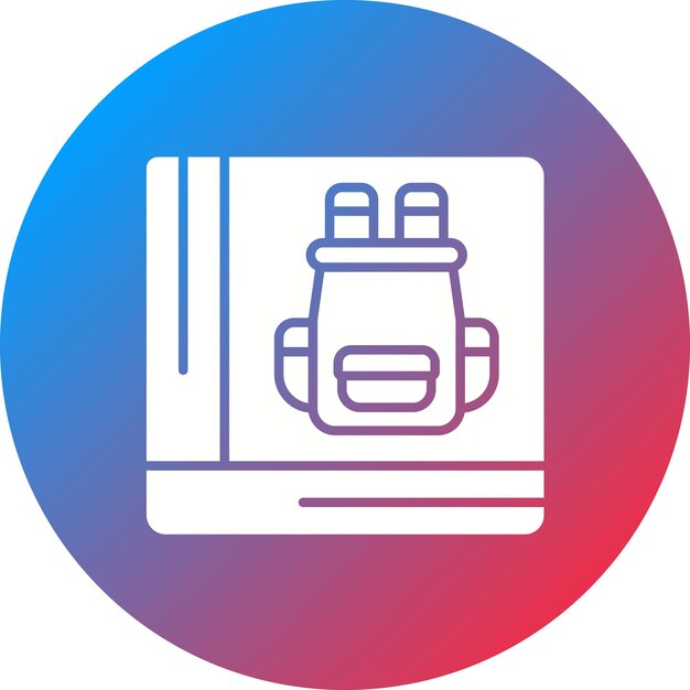 Imagen vectorial del icono de la guía de supervivencia Se puede usar para la supervivencia