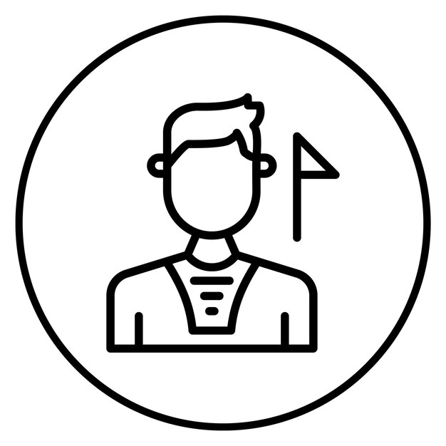 Imagen vectorial del icono de la guía de viajes Se puede utilizar para la jubilación