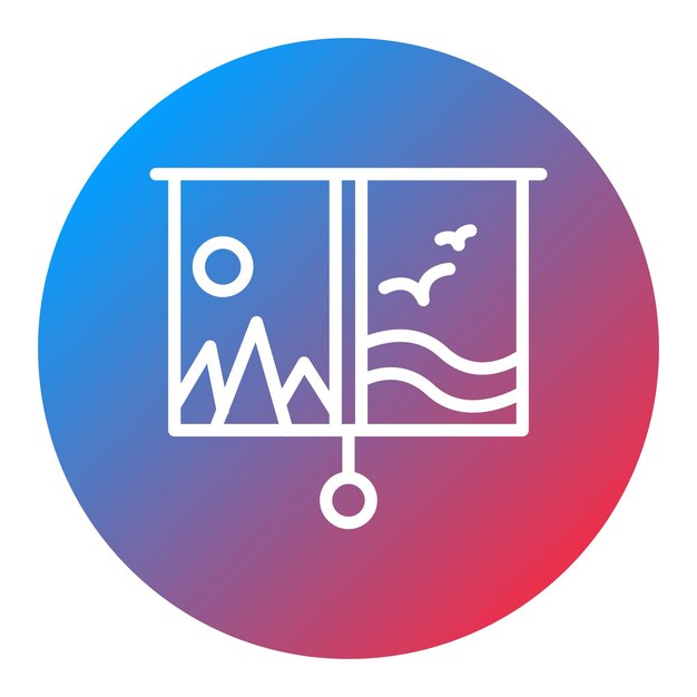 La imagen vectorial del icono del guión gráfico se puede utilizar para la realización de películas
