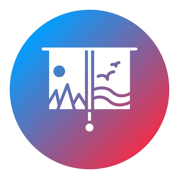 La imagen vectorial del icono del guión gráfico se puede utilizar para la realización de películas
