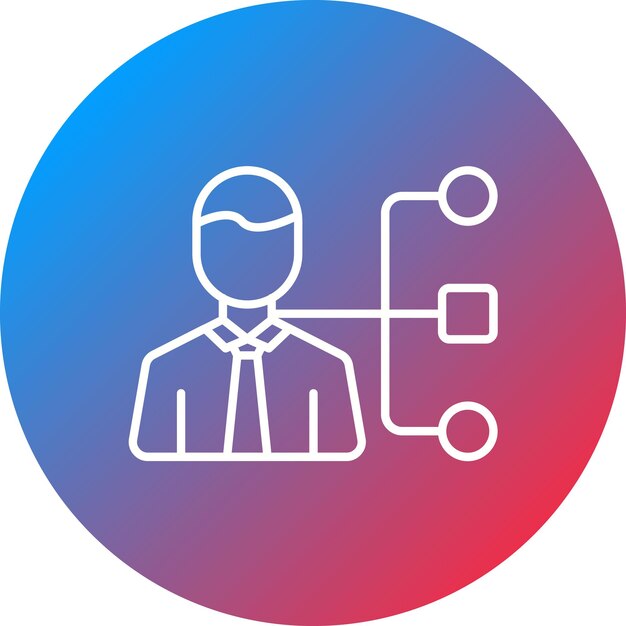 Imagen vectorial del icono de las habilidades del equipo Se puede utilizar para la gestión de proyectos