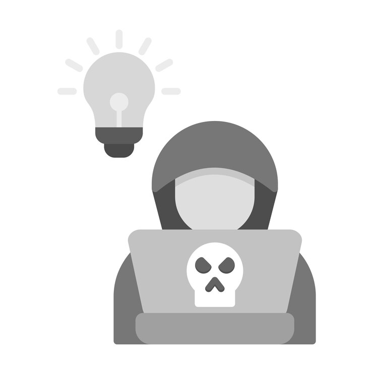 Vector la imagen vectorial del icono de las habilidades de hacking se puede utilizar para el análisis de datos