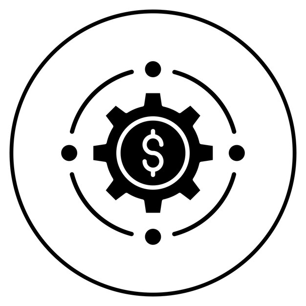 Imagen vectorial del icono de habilitación de ventas Se puede utilizar para la tecnología de marketing