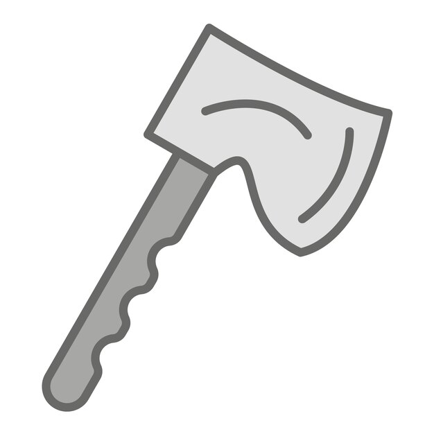 Imagen vectorial de icono de hacha Se puede usar para herramientas