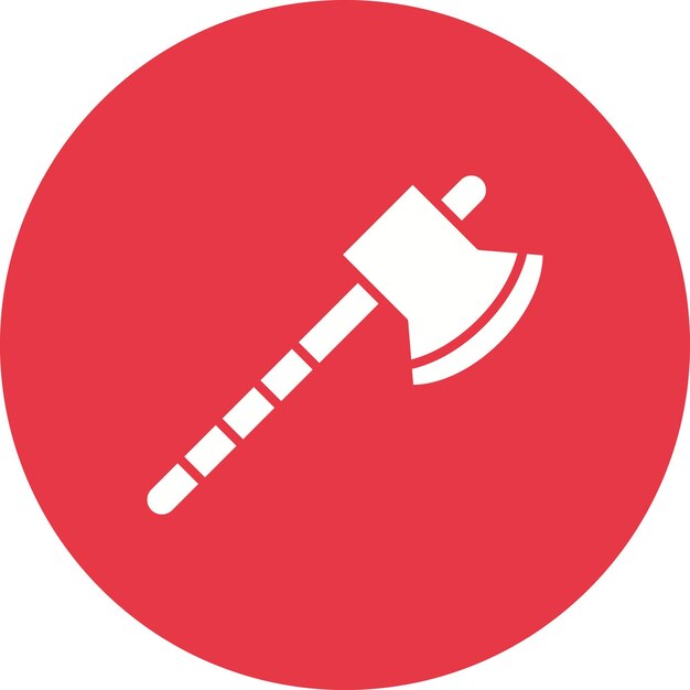 Imagen vectorial del icono del hacha Se puede utilizar para herramientas de construcción