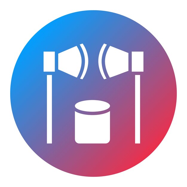 Imagen vectorial de icono de hacha Puede utilizarse para Servicios Públicos