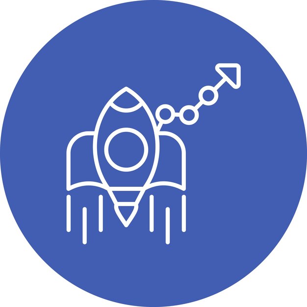 Imagen vectorial de icono de hacking de crecimiento Se puede utilizar para el marketing digital