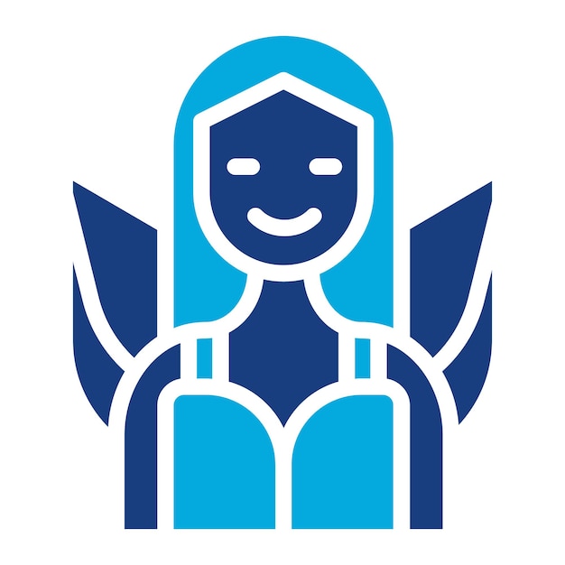 Imagen vectorial del icono de hadas Se puede usar para Fairytale