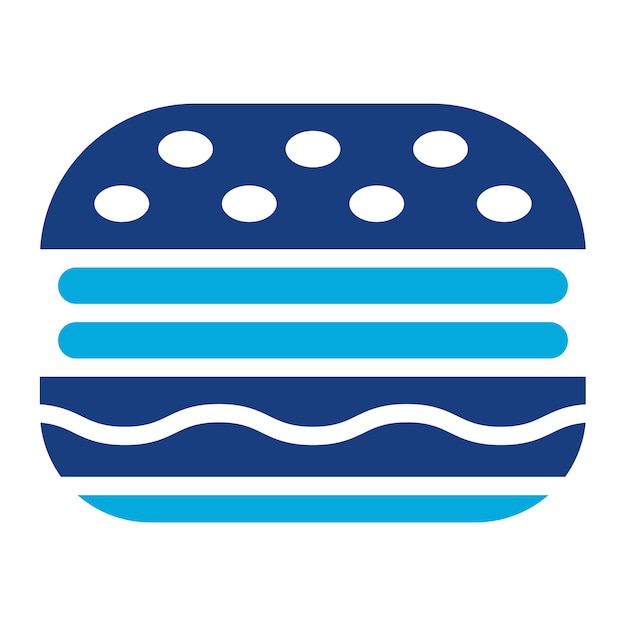 Imagen vectorial de icono de hamburguesa Se puede usar para Bar