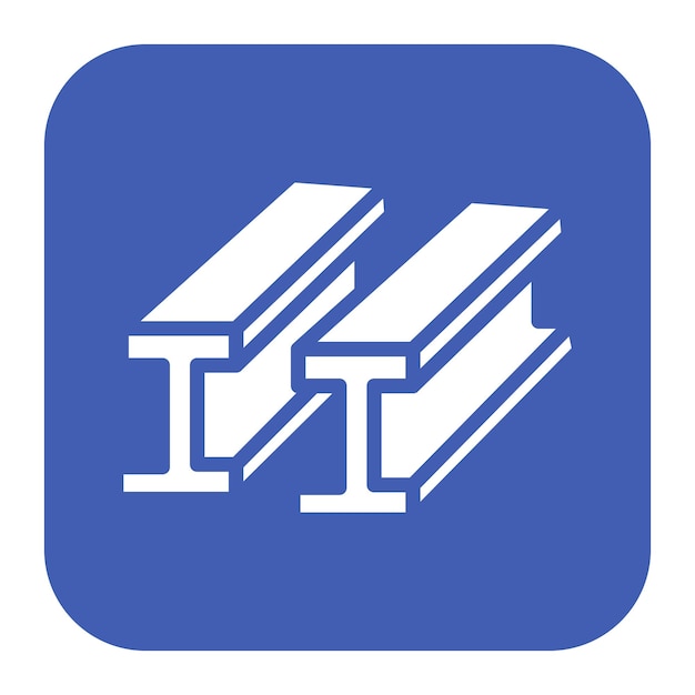 Imagen vectorial del icono del haz H Puede utilizarse para la metalurgia