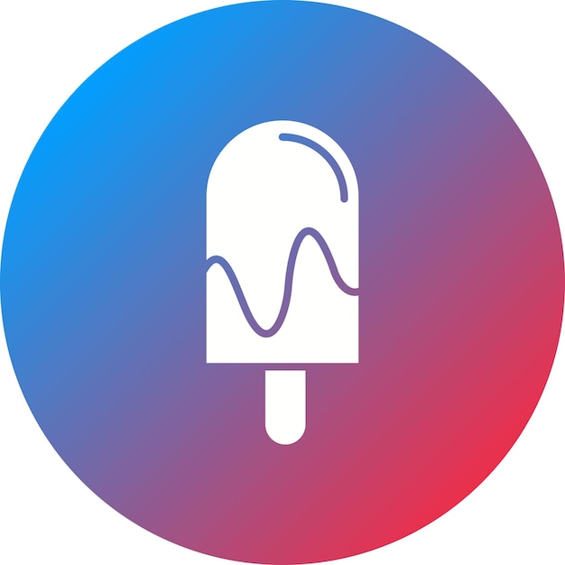 Imagen vectorial de icono de helado Se puede usar para la primavera